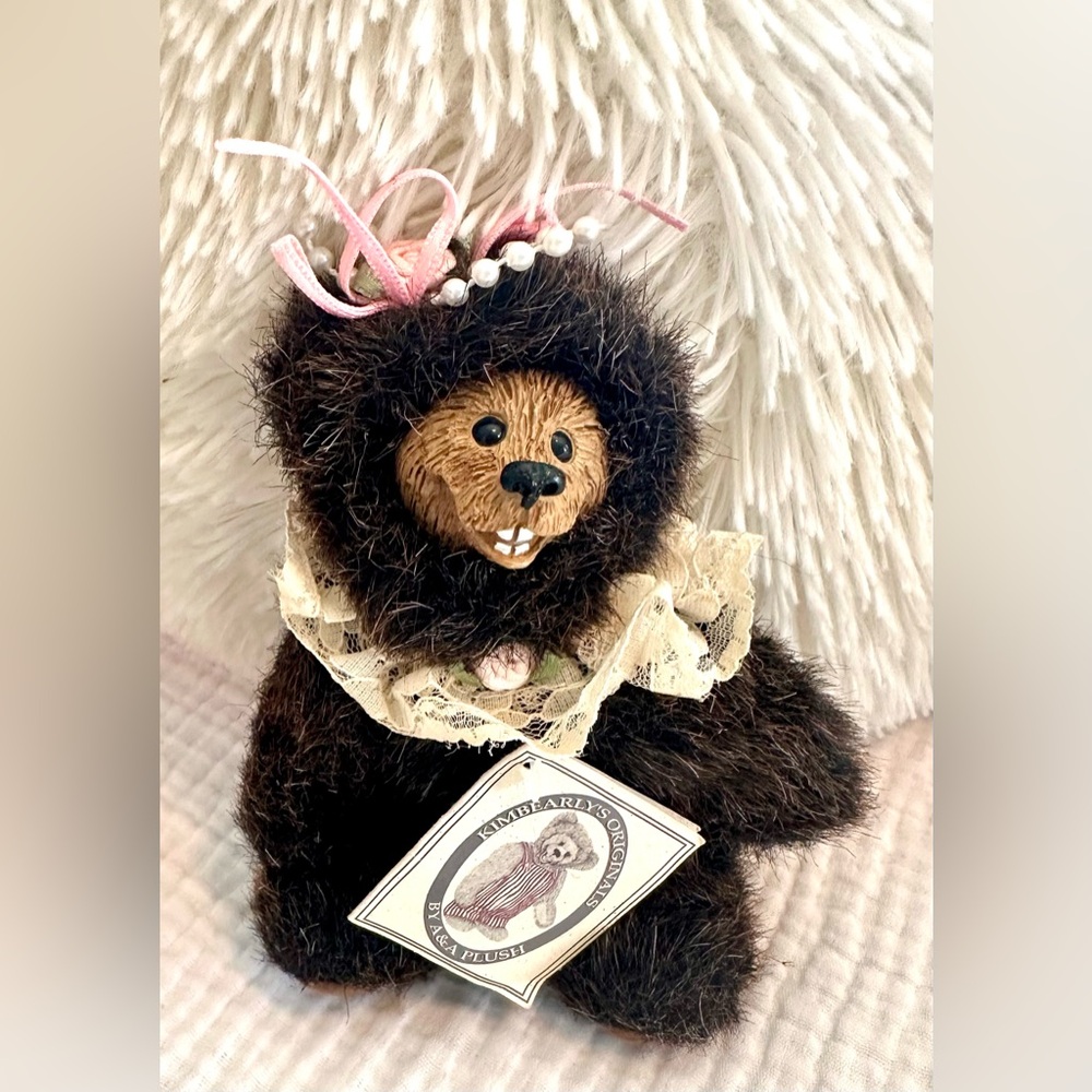 VTG "Mini Amy" Collectible Bear Kimbearley's Originals by A&A Plush 1990